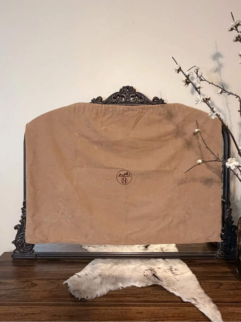 Large Hermès Dust Bag 34 x 25”